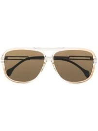 Gucci Eyewear logo-plaque Sunglasses - at Farfetch